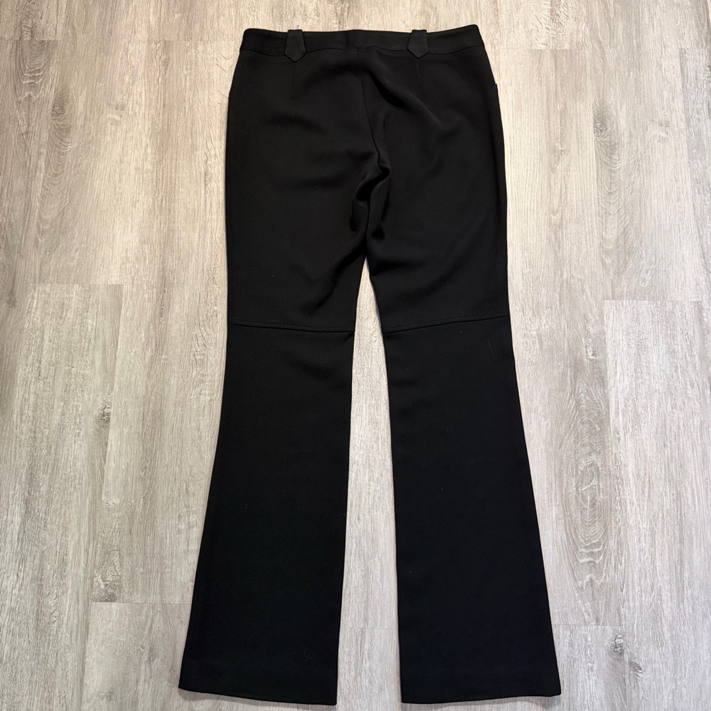 Ralph Lauren Black Label Sz 8 Black 100% Wool Dress Pants Quiet Luxury Career - Picture 2 of 8